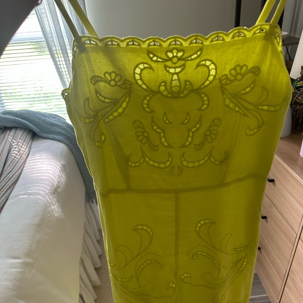 GAP Lime Green Midi Dress